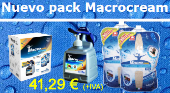 Promocin PACK de crema lavamanos MACROCREAM