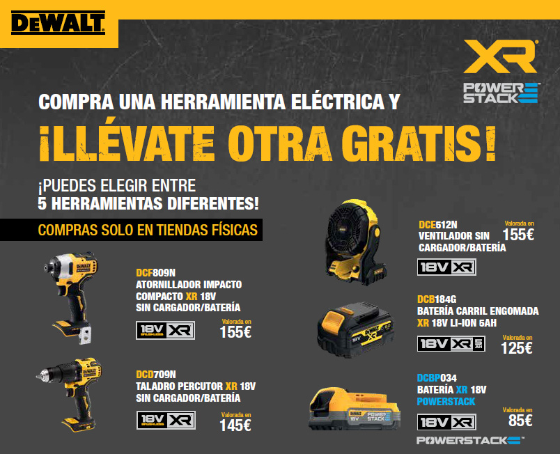 Novedades y promociones herramientas dewalt onsite