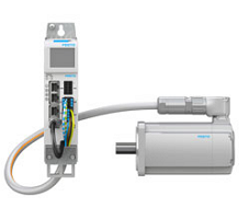Regulador de accionamientos CMMT-AS y servomotor EMMT-AS