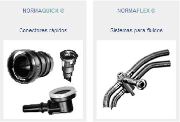conectores rapidos y sistemas para fluidos  marca norma