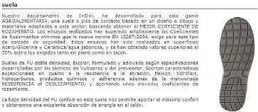 Suela Suela Calzado de seguridad vulca modelo agroalimentaria