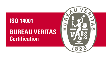 Norma internacional ISO 14001 certificada por Bureau Veritas