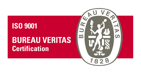 Norma internacional ISO 9001 certificada por Bureau Veritas